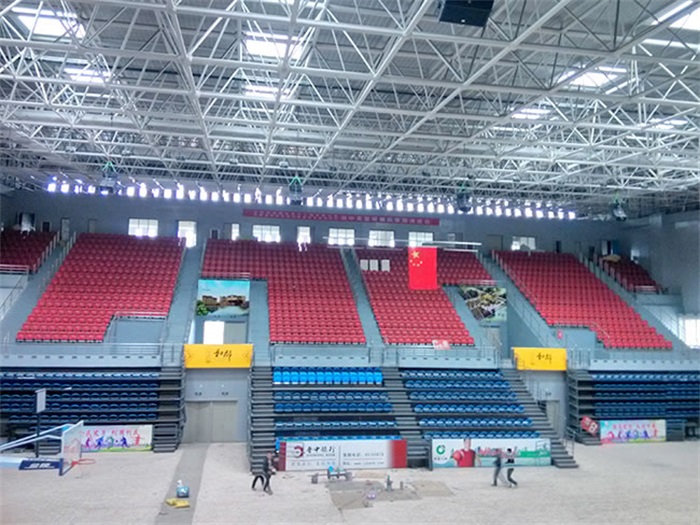 鞍山电厂体育馆网架加工